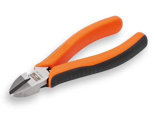 [1509320] BAHCO Seitenschneider 2171G mit ovalem Kopf und orangenfarbenen PVC-Griffen 160 mm