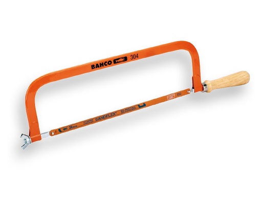 [1509520] Hacksaw frame BAHCO 304, blade length 300 mm, with wooden grip