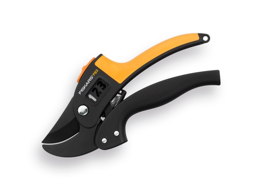 [1510050] FISKARS P83 Power-Step Gartenschäre mit 1-2-3 Hebelwirkung. Schneidet bis zu 24 mm ø