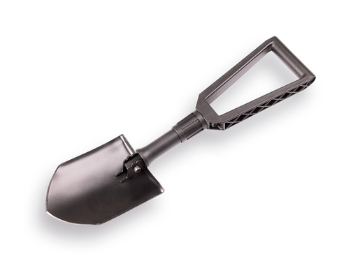 [1510170] FISKARS Klappspaten met foudraal. Eingeklappt 24,5 cm - ausgeklappt 59 cm. 