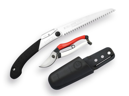 [1542200] Japanese top pruning shears OKATSUNE 103, SILKY Super Accel 210, free Gomcase W