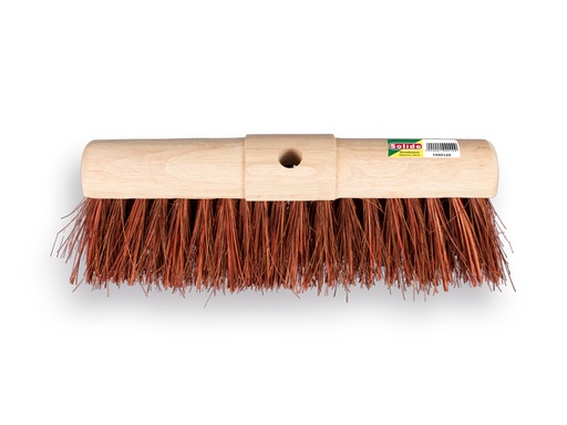 [1550400] Balai de voirie SOLIDE bassine 45 cm, tête ronde, sans manche. FSC 100%