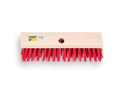 [1550477] Replacement broom SOLIDE PPN red, for foot sweeper 1490226. FSC 100%