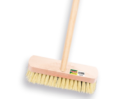 [1550702] Schrubber SOLIDE Faser 22 cm mit Anker und IKAPE Stiel 130 x 2,4 cm. FSC 100%