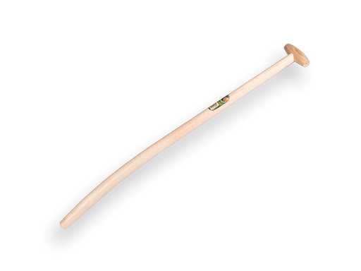 [210801] Shovel handle ATLAS 100 cm extra bent, with through-mount T-grip