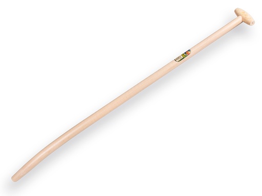 [210830] Shovel handle ATLAS 130 cm bent, with through-mount T-grip
