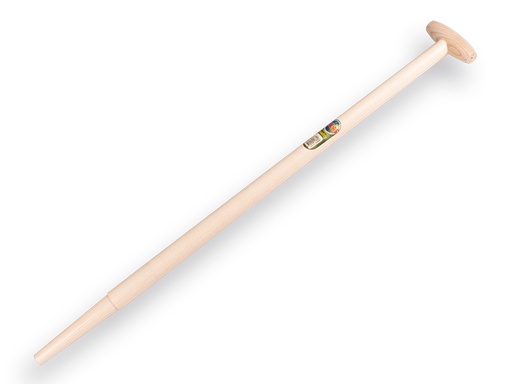 [211660] Spade handle ATLAS 95 cm milled end, with through-mount T-grip, for S&J spade