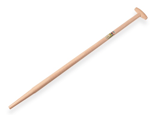 [211680] Spade handle ATLAS 110 cm milled end, with through-mount T-grip, for S&J spade