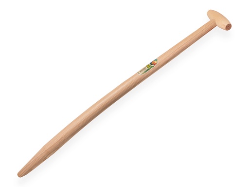 [212400] Spade handle ATLAS 85 cm, through-mount T-grip and angled tip for clay spade Betuwe model (Merkus)