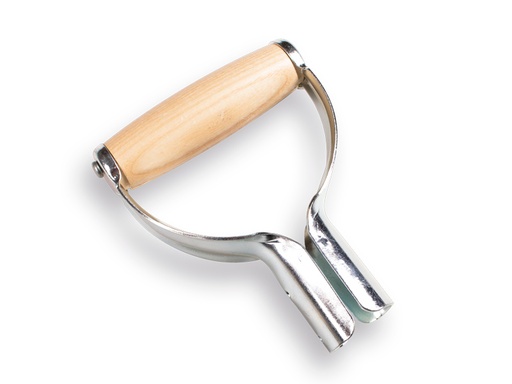 [214101] D-grip steel, open model, hole size Ø 34 - 38 mm