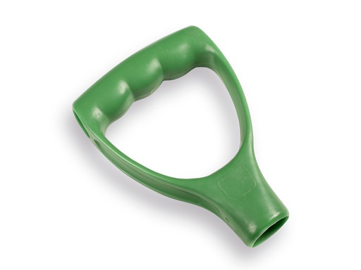 [214120] D-grip plastic green, hole size Ø 30 mm