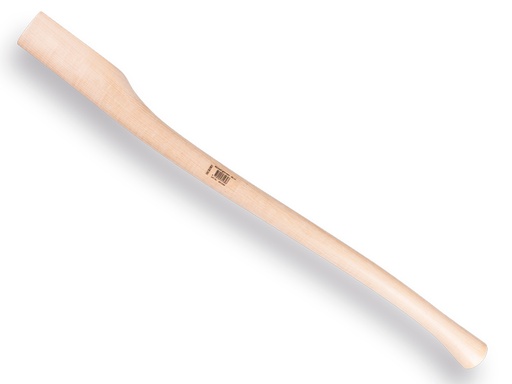 [431430] Axe handle ATLAS HICKORY 90 cm bent, head size 65 x 30 mm