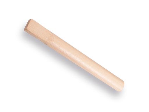 [436500] Rubber mallet handle ATLAS hickory for Rotterdam model without hole, head size 30 x 15 mm