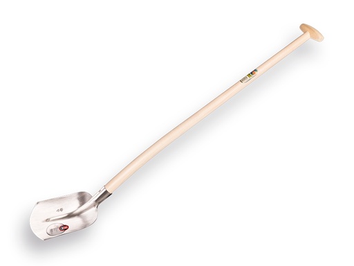 [705245] Scoop shovel ABC 1/2 0, hardened and polished, with ATLAS shovel handle 110 cm bent