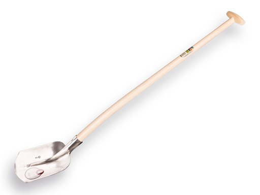 [705248] Scoop shovel ABC 1/2 00, hardened and polished, with ATLAS shovel handle 110 cm bent