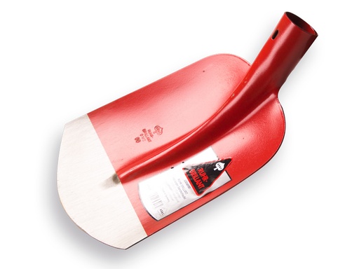 [755530] Scoop shovel RURH BRILLANT 1/2 00 red, extra hardened, without handle