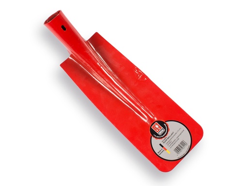 [755785] Cable shovel RUHR BRILLANT 11.5 cm 3/4 red, bottom straight, without handle