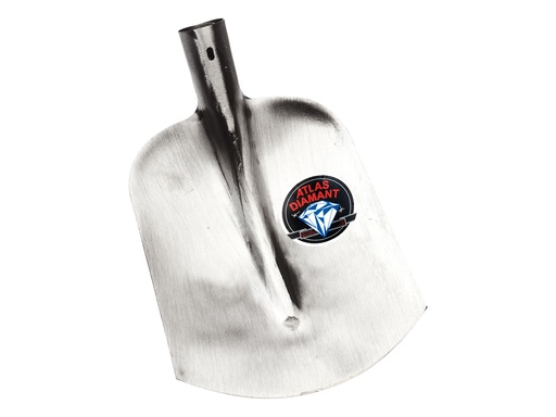 [771635] Scoop shovel ATLAS DIAMOND 3/4 0 hardened, bright polished, without handle
