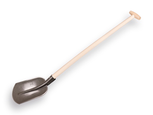 [780594] ATLAS Flachrandschaufel  ¼ OO gehärtet, gerommelt mit Eschen T-stiel 100cm