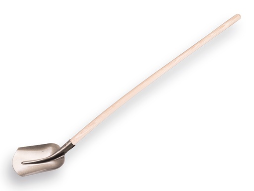 [780662] SALE Scoop shovel 3/4 0 with PE ASH WOOD shovel handle 130 cm bent