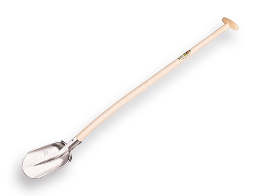 [780860] Pelle ATLAS DIAMANT 1/4 000, trempée et polie, marchepied plat, avec manche de pelle ATLAS 110 cm courbé