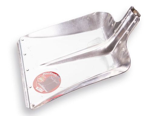 [790070] Ballastschop PROFI aluminium nr 9 met strip, Duits model, bladmaat 38 x 38 cm, zonder steel