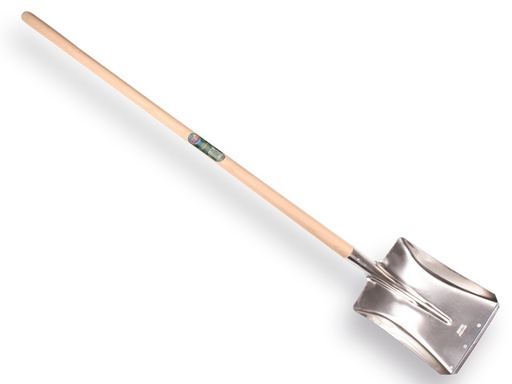 [797020] Ballast shovel OFFNER aluminium with wear strip, 27 x 35 cm, ATLAS shovel handle 130 cm