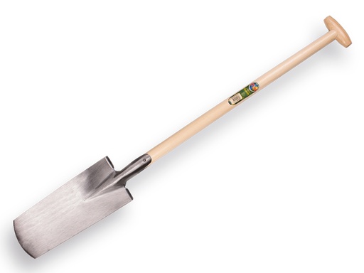 [810160] Digging spade ATLAS DIAMANT with step, blade 39 x 14 cm, with ATLAS shovel handle 85 cm