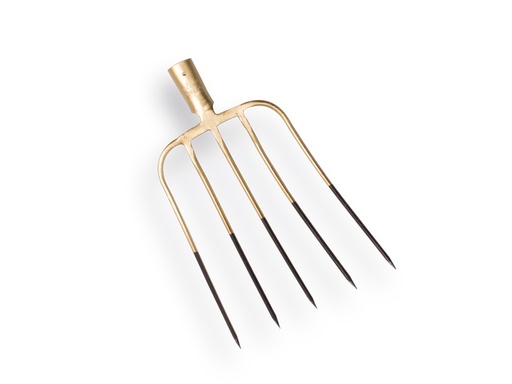 [815100] Mistgabel OFFNER 5 Zinken Bronze mit Tülle, ohne Stiel