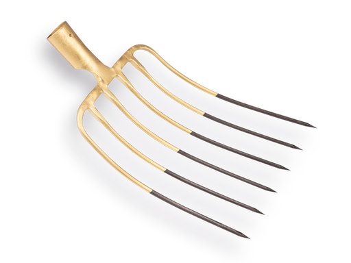 [816200] Mistgabel OFFNER 6 Zinken Bronze mit Tülle, ohne Stiel