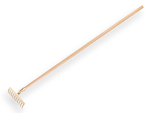 [817230] Garden rake OFFNER 10 bent tines, with open socket and ATLAS handle 160 x 2.8 cm