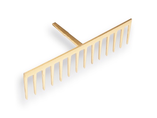 [818004] OFFNER Gartenrechen mit 14 Zinken und Stift, ohne Stiel