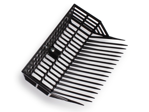 [827012] Fourche à fumier ATLAS en plastique, modèle panier sans manche