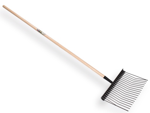 [827016] Bedding fork ATLAS steel with TAUARI handle 150 x 2.8 cm