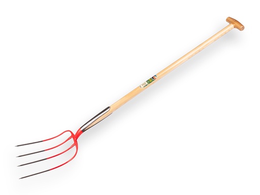 [916401] OFFNER Dunggabel 4 Zinken mit Doppelfeder, mit Esche T-steel 100 cm 