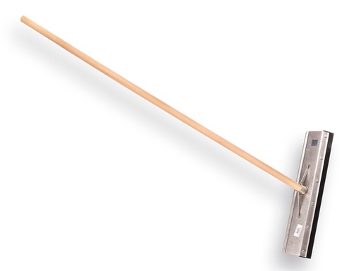 [928036] Manure scraper PROLINE stainless steel 55 cm with socket reinforcement and ATLAS handle 160 x 3.2 cm