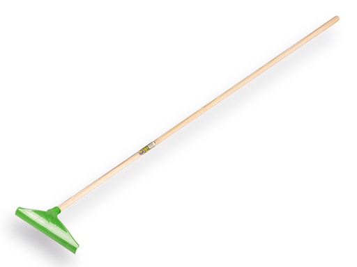 [928126] Stable scraper plastic green 40 cm with IKAPE handle 170 x 2.8 cm. FSC 100%