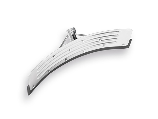 [928145] Manure scraper bent 58 cm galvanised, without handle