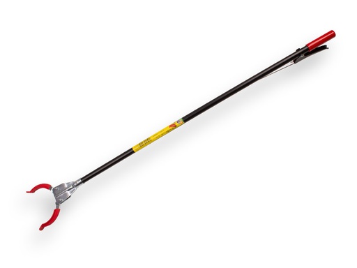 [928210] KNAUTHE Mühlgreifer mit Hebelgriff und kunststoffummantelte Greifer. Länge 92 cm.