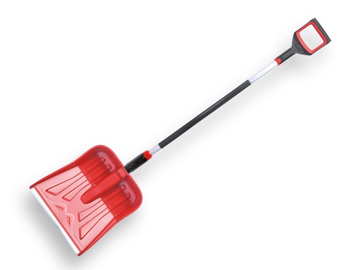 [960456] Snow shovel SNOWER PROFI 40 cm, with ergonomic aluminium handle and D-grip
