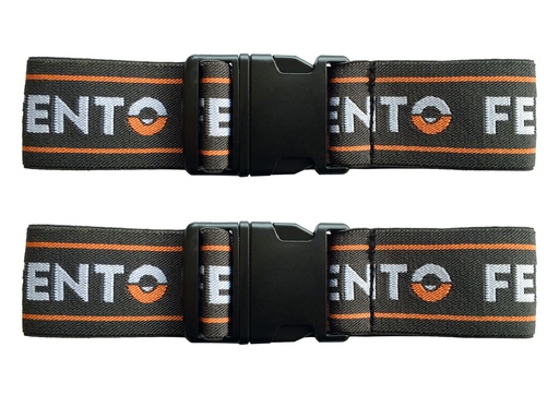 [960683] Elastieken met clip voor kniebeschermers FENTO ORIGINAL en FENTO 200 (2 stuks)