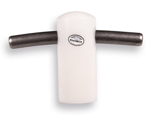 [960810] Plattenlegerramme DE WIT mit Nylonklotz Ø 90 mm, 3000 Gramm