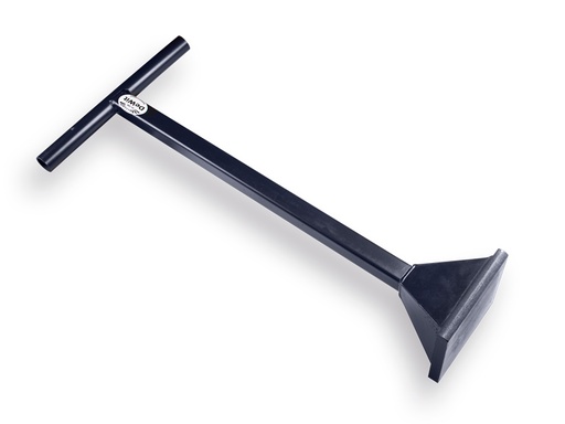 [960835] Kerb tamper DE WIT steel, 18 x 18 cm, weight 9 kg