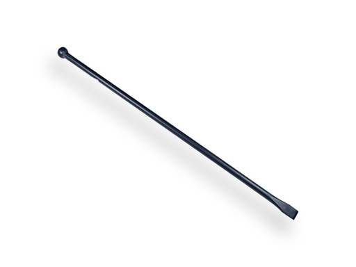 [960841] DE WIT Brechstange 120 cm, rund mit Knopf und Meissel