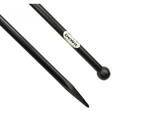 [960844] Crowbar DE WIT 140 cm, completely round, square-pointed, with knob