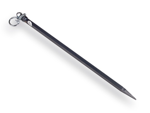[960863] Spit - Stik DE WIT 750 x 20 mm, met draaiwartel en gesmede punt