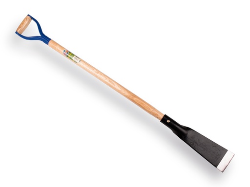 [960970] Root cutter ATLAS 122.5 cm, with wide flat chisel 9.5 cm and metal D-handle
