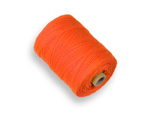 [961015] LABORA Nylon Schnur Fluoreszierend Orange 200 m reißfest