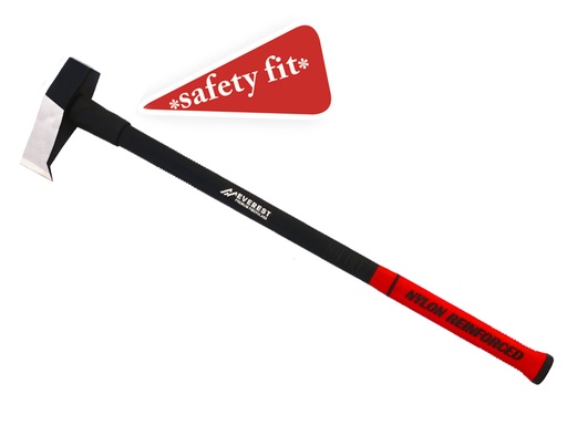 [986010] Kloofbijl EVEREST 3000 gram met fiberglassteel 90 cm