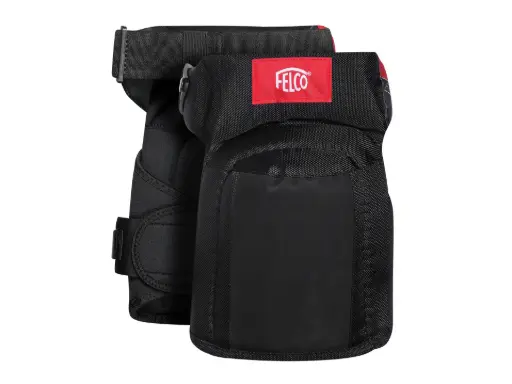 [1508711] Genouillères FELCO 711, coque nylon-caoutchouc, rembourrage en mousse de gel (par paire)